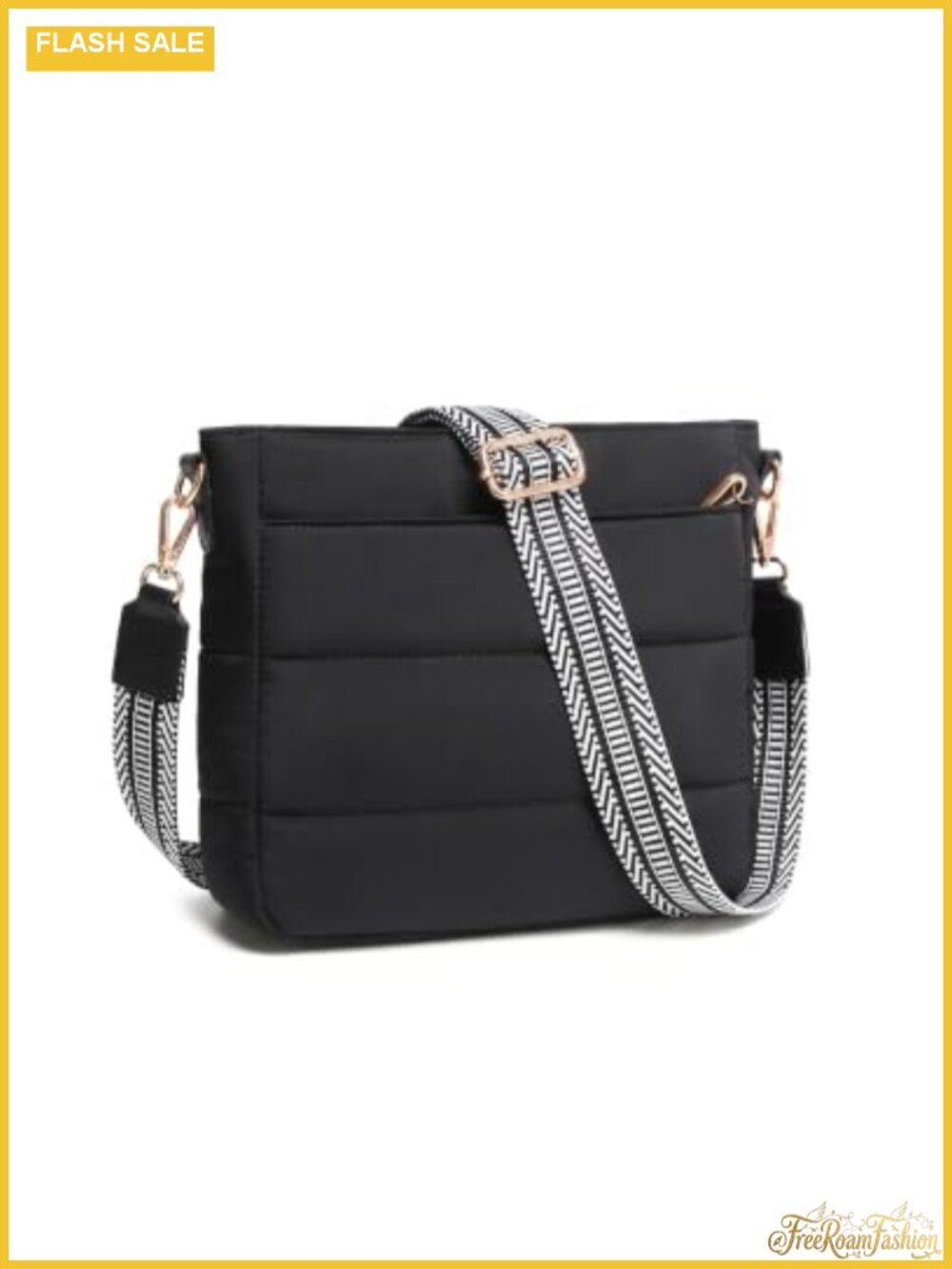 Anti Theft Crossbody Bag RFID Blocking Puffer Quilted Lightweight Purse
